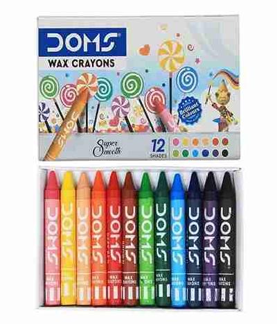 DOMS Wax Crayons - 12 shades