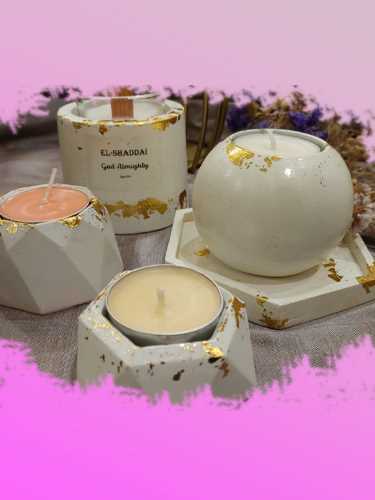Decorative scented candles