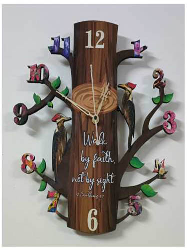 Wooden Wall Clock Color